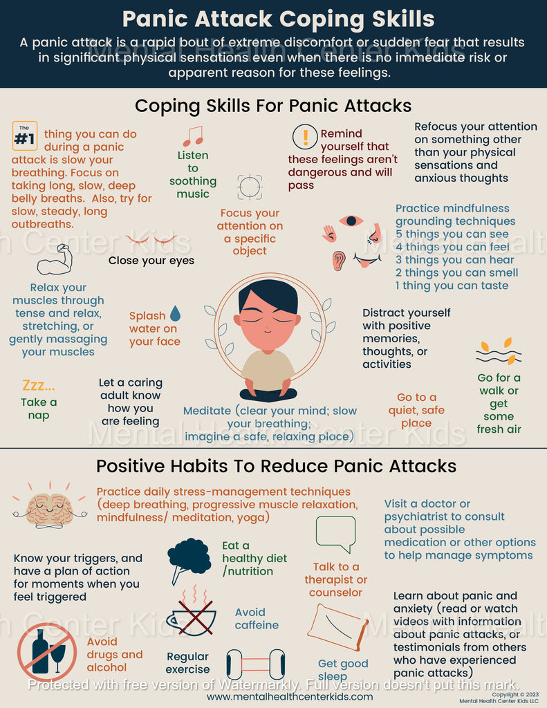 panic attack coping skills pdf