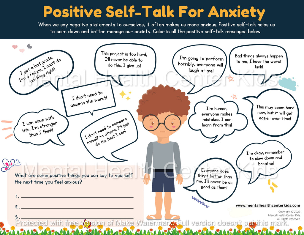 positive self-talk for anxiety