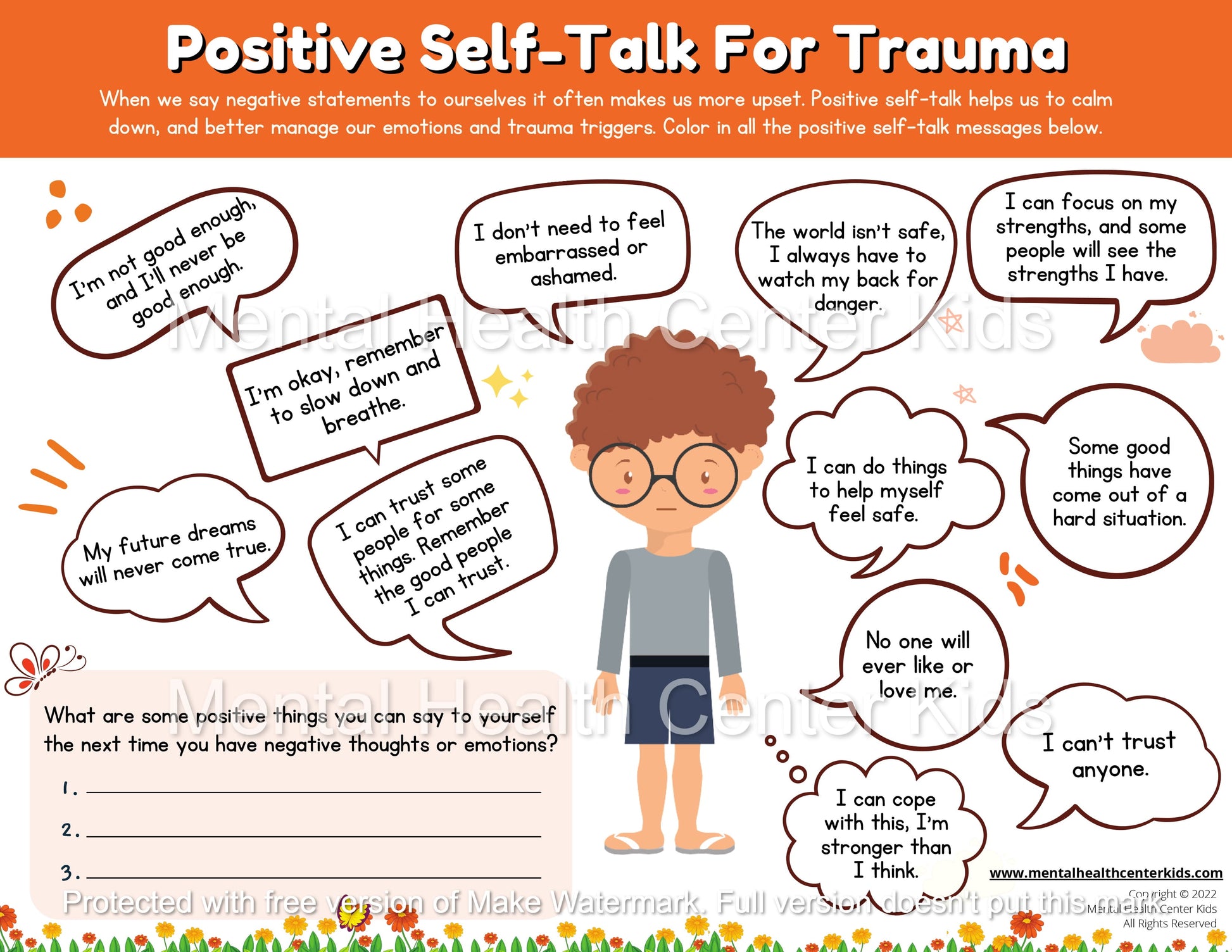 positive self talk for trauma
