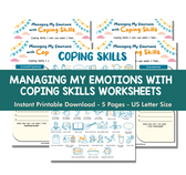 Feelings and Emotions Worksheets (PDF) – Mental Health Center Kids