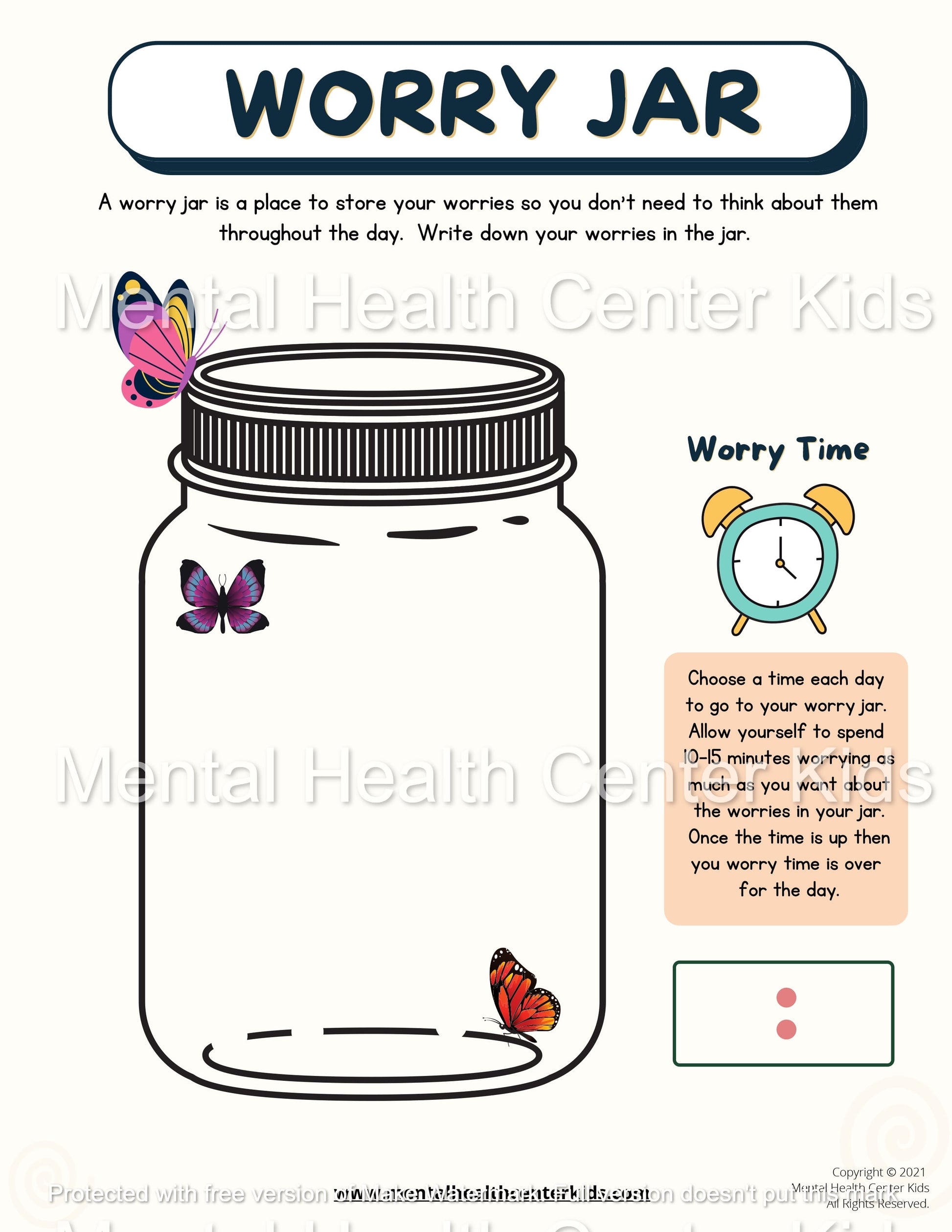 worry jar