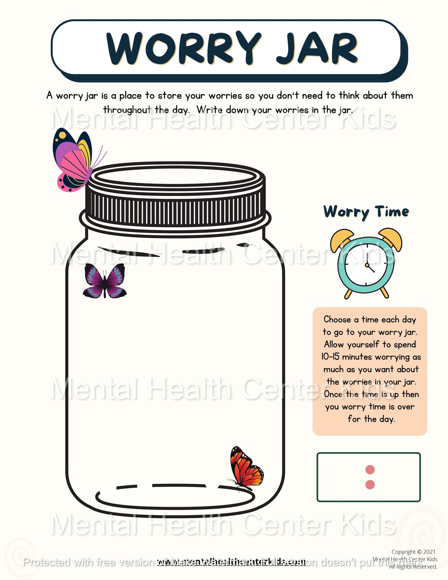 worry jar