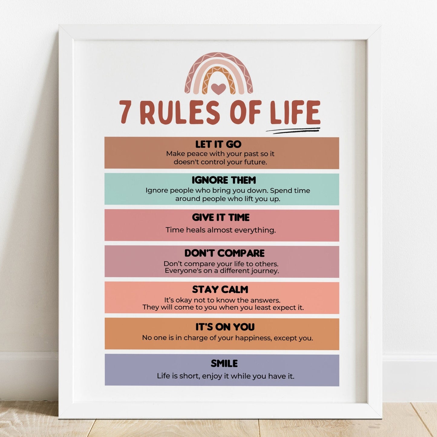 7 rules of life quotes