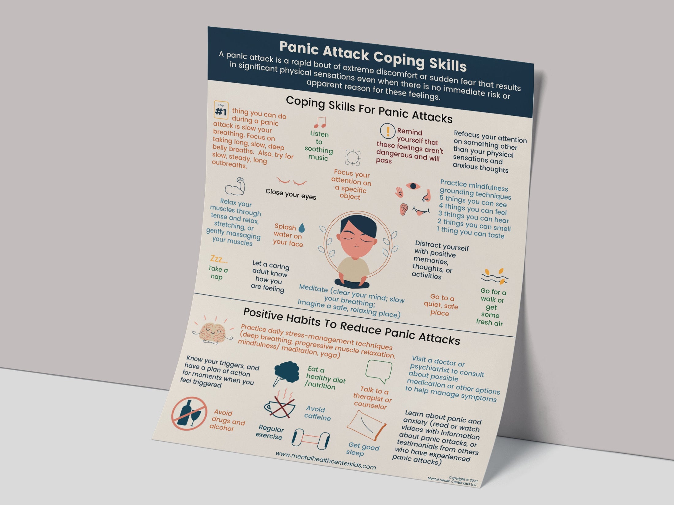 Panic Attack Coping Skills PDF Mental Health Center Kids Panic attack coping skills pdf mental health center kids