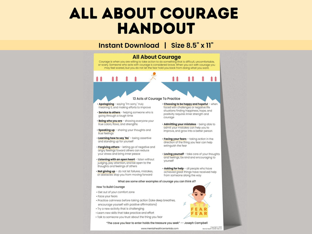 courage poster