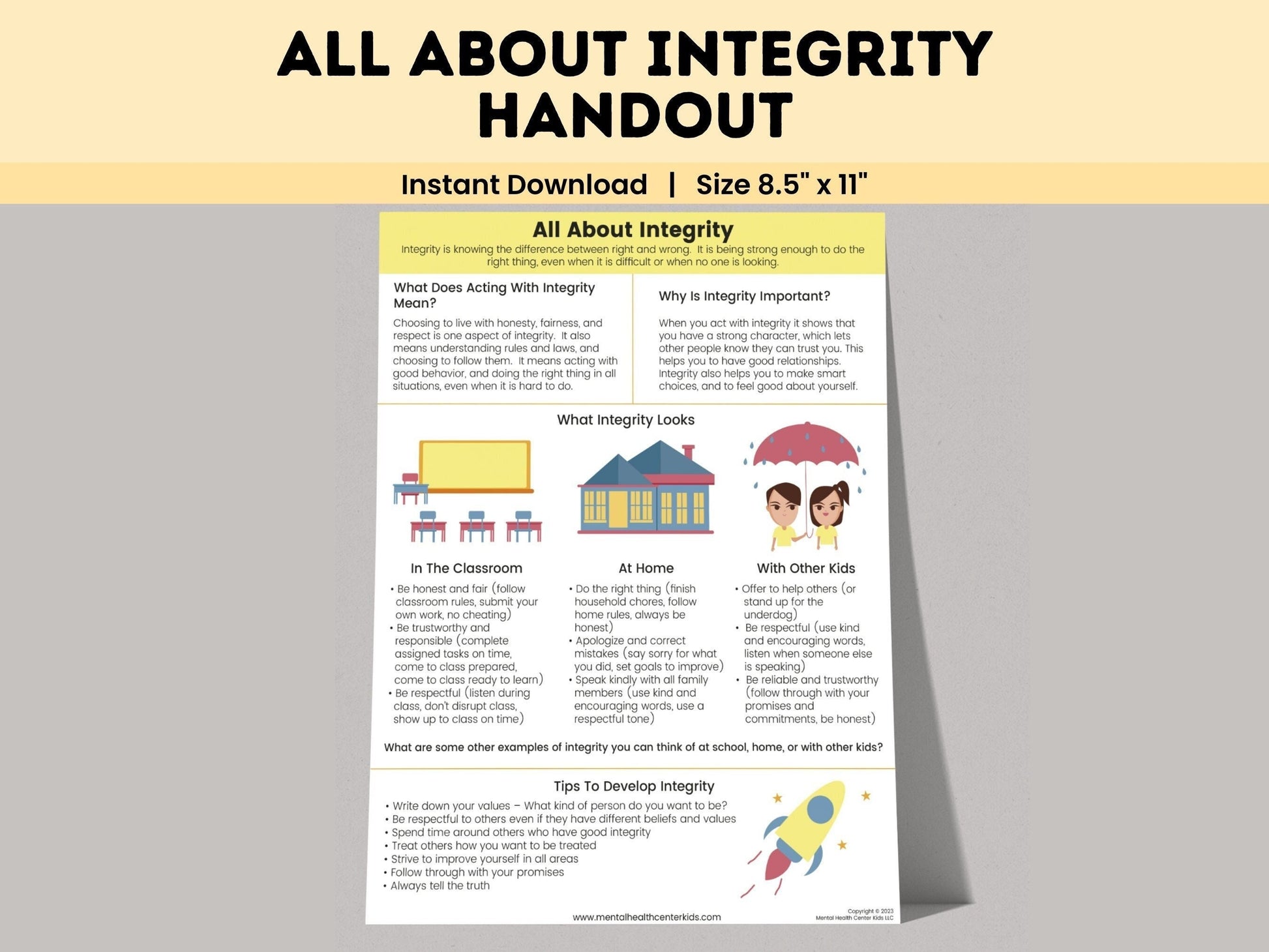 integrity poster