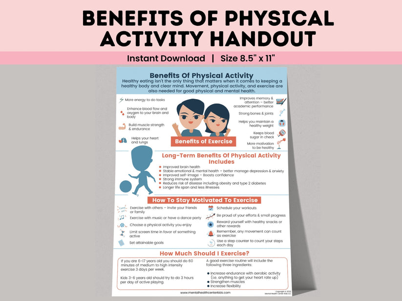 Benefits of Physical Activity – Mental Health Center Kids