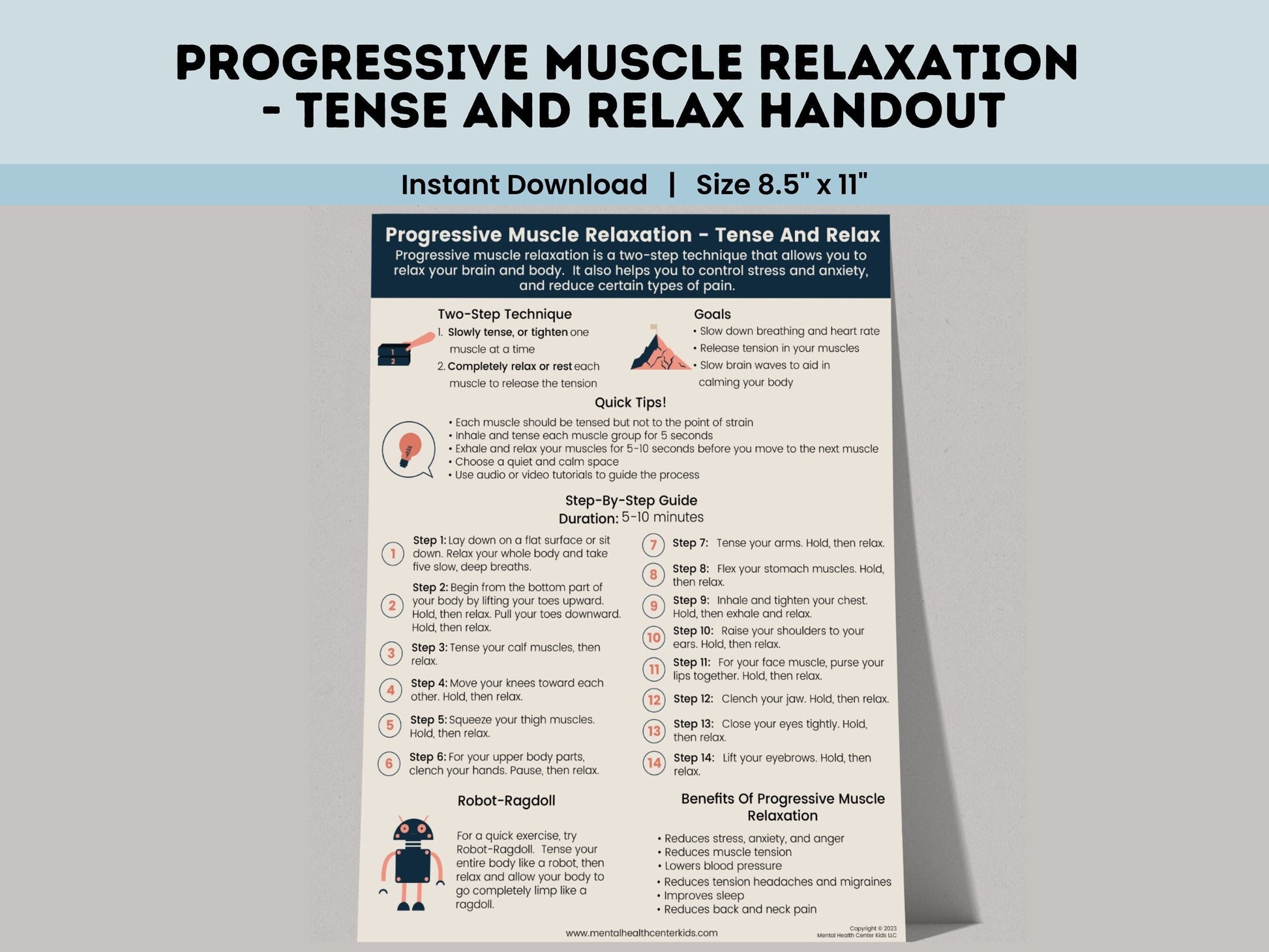 progressive muscle relaxation pdf