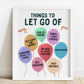 things to let go of poster