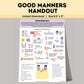 good manners