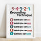 54321 Grounding Technique Poster