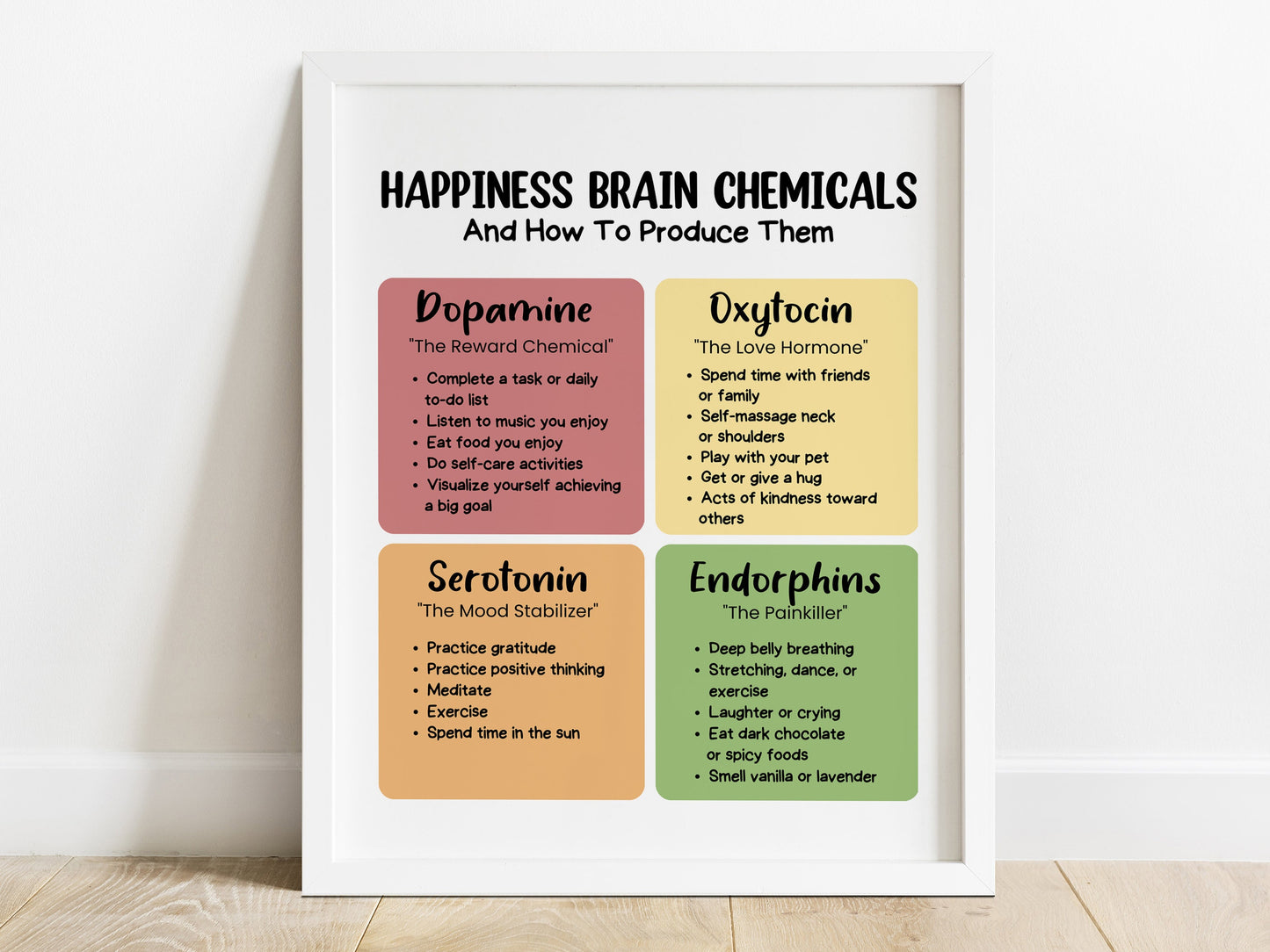 Happiness Chemicals And How To Produce Them
