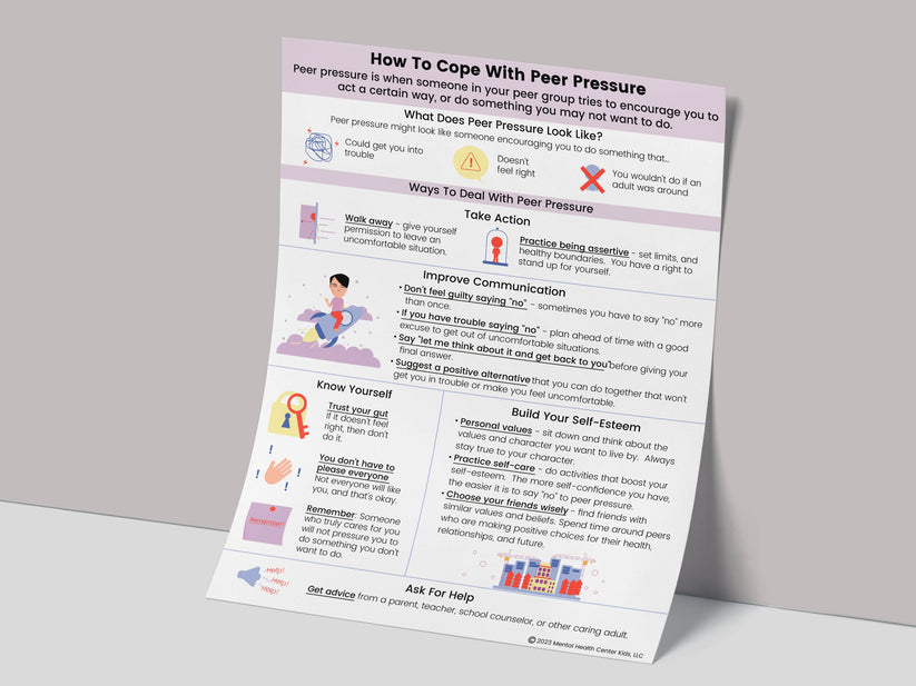 How to Cope with Peer Pressure Mental Health Center Kids