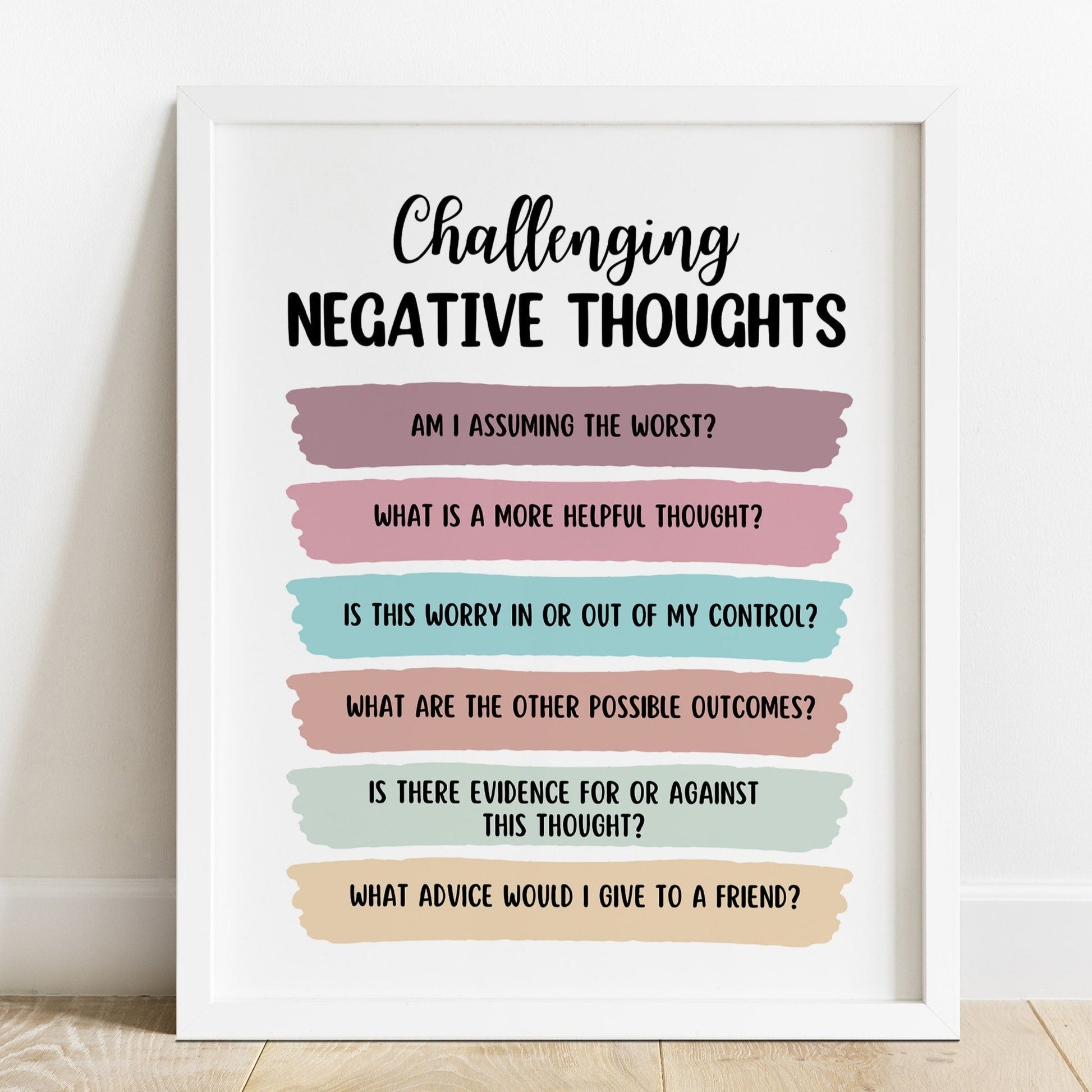 challenging negative thoughts