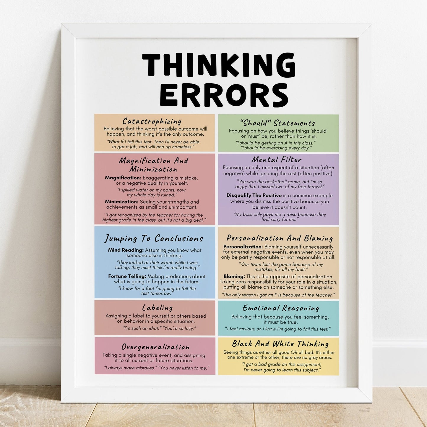 thinking errors