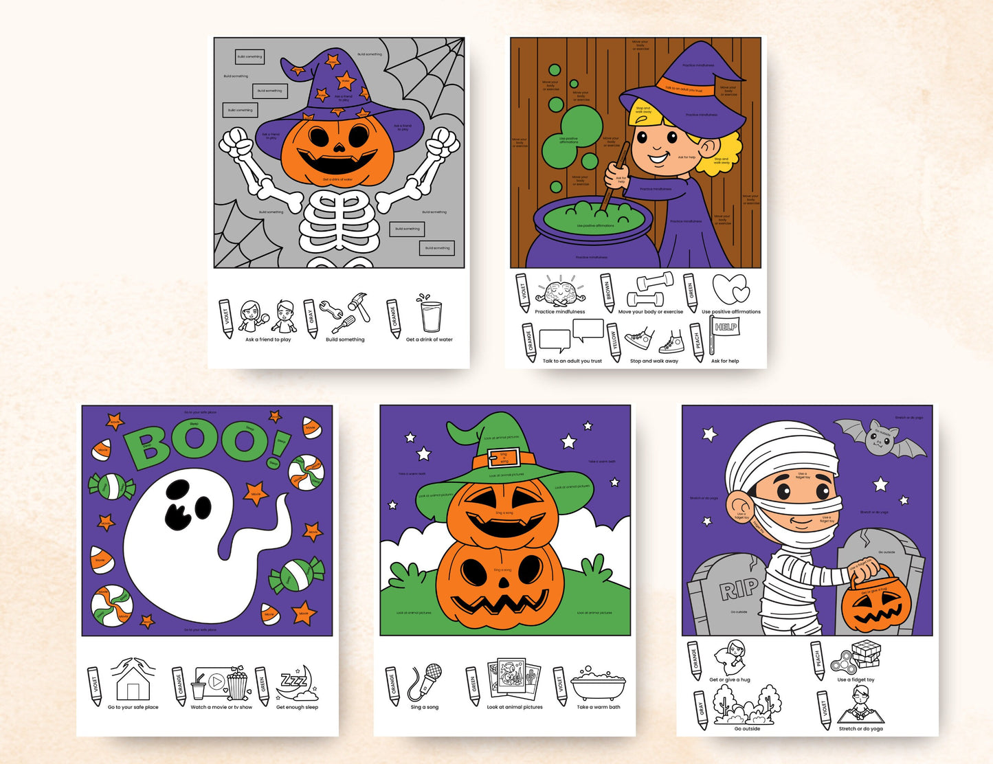 halloween coloring pages printable