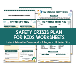 Safety Plan Worksheet – Mental Health Center Kids